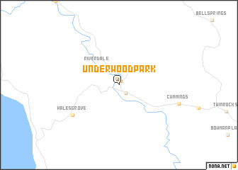 map of Underwood Park