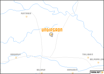 map of Undīrgaon