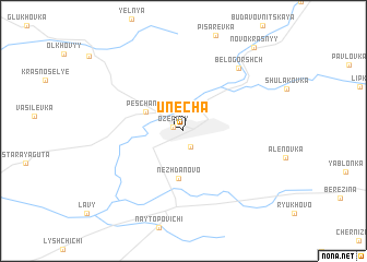 map of Unecha