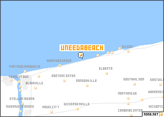 map of Uneeda Beach