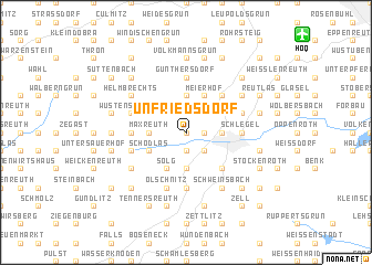 map of Unfriedsdorf
