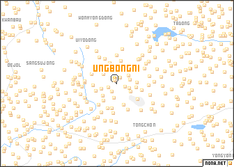 map of Ŭngbong-ni