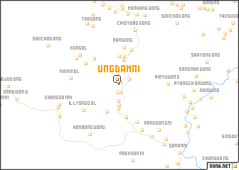 map of Ungdam-ni