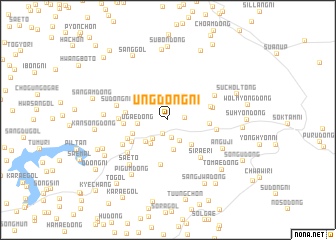 map of Ungdong-ni