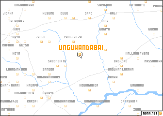 map of Unguwan Dabai