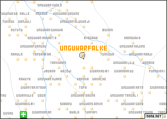 map of Unguwar Falke