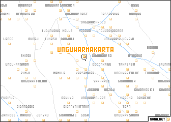 map of Unguwar Makarta
