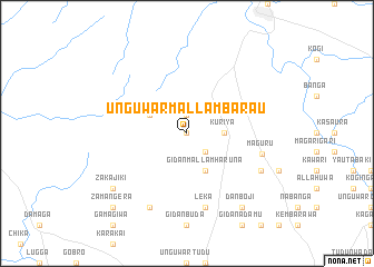 map of Unguwar Mallam Barau
