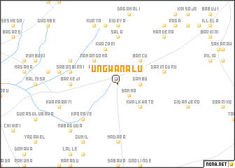 map of Ungwan Alu