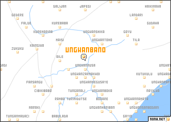 map of Ungwan Bano