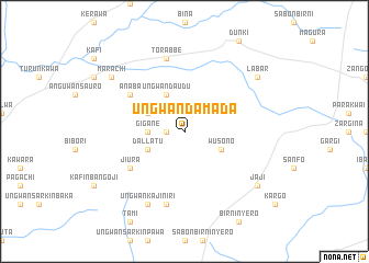 map of Ungwan Damada