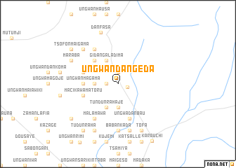 map of Ungwan Dangeda