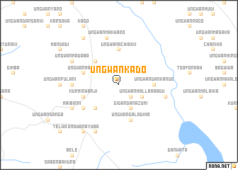 map of Ungwan Kado