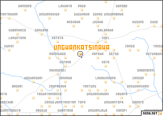 map of Ungwan Katsinawa
