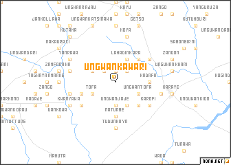 map of Ungwan Kawari