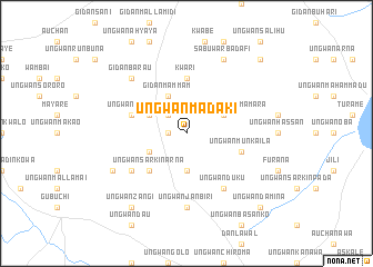 map of Ungwan Madaki