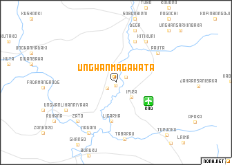 map of Ungwan Magawata