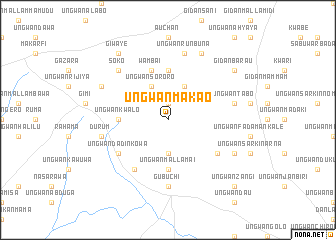 map of Ungwan Makao