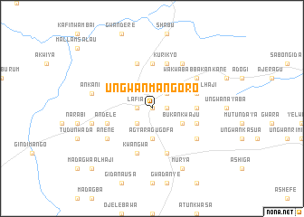 map of Ungwan Mangoro