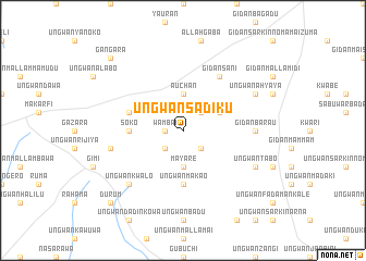 map of Ungwan Sadiku