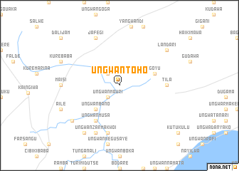 map of Ungwan Toho