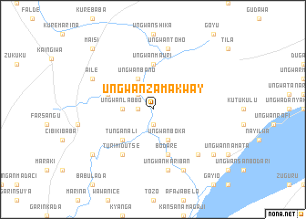 map of Ungwan Zamakway