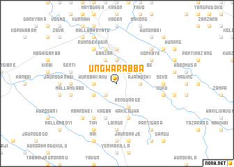 map of Ungwar Abba