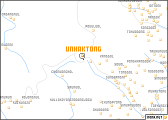 map of Ŭnhak-tong