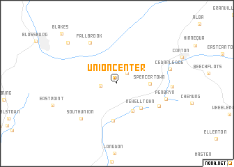 map of Union Center