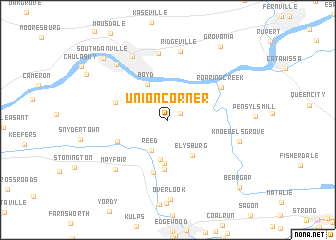 map of Union Corner