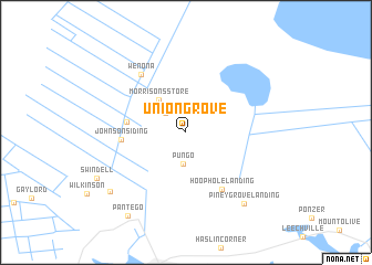 map of Union Grove