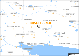 map of Union Settlement