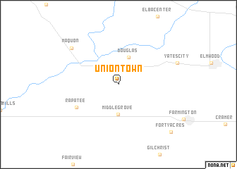map of Uniontown