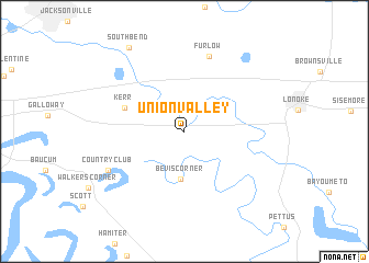 map of Union Valley