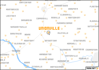 map of Unionville