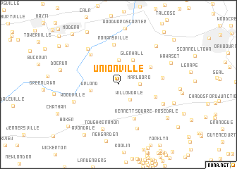 map of Unionville