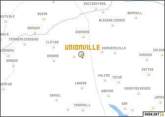 map of Unionville