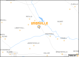 map of Unionville