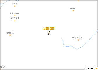 map of Unión