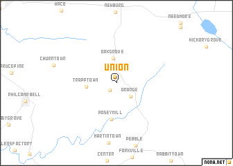 map of Union