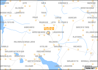 map of Unira