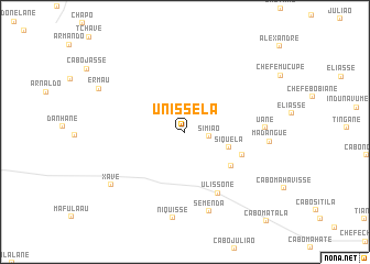 map of Unissela