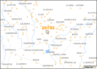 map of Uñitas