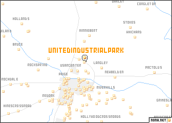 map of United Industrial Park