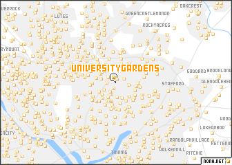 map of University Gardens