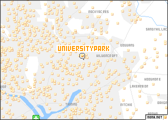 map of University Park