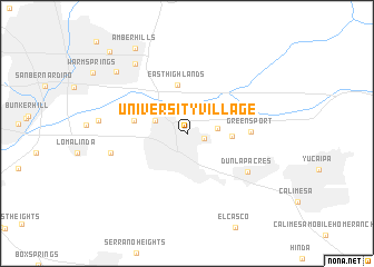 map of University Village