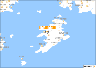 map of Unjong-ni