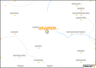 map of Ŭnjung-ni