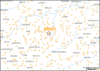 map of Unkići